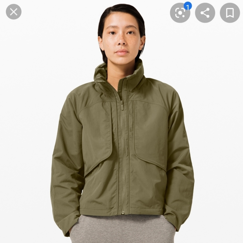 NWT Lululemon Always Effortless Olive Jacket size4